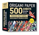 Origami Paper 500 sheets Japanese Washi Patterns