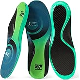 XINIFOOT Carbon Fiber Insole Performance Insoles Shock Absorbing Sport Shoe Insoles for Running, Basketball, Athletics Arch Support Inserts for Hiking Boots or Shoes