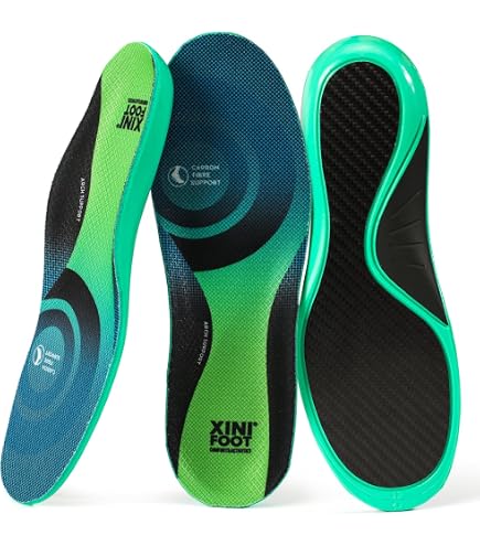 Amazon.com: XINIFOOT Carbon Fiber Insoles | Shock Absorbing, Sport