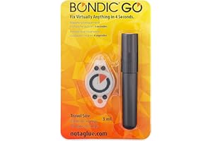 Bondic GO UV Glue Kit with Light, Super Glue, Liquid Plastic Welding Kit, (3ml) Adhesive Epoxy UV Glue, Bonds & Cures Instantly, Non-Toxic UV Resin Glue, Heat-Resistant & Waterproof, 1PK