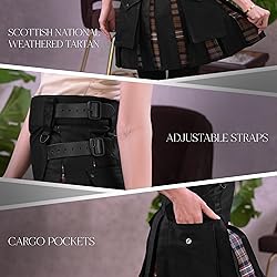 Hybrid Utility Kilts for Women Scottish Traditional