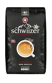 Schwiizer Schüümli Espresso Ganze Kaffeebohnen, 1 kg