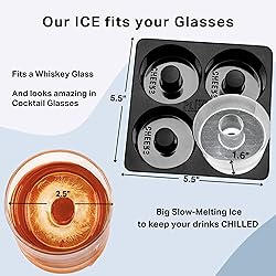 DRINKSPLINKS Silicone Ice Cube Mold Tray - Custom