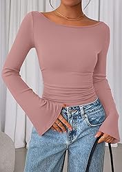 PRETTYGARDEN Women's Long Sleeve Shirts 2025 Fall