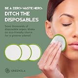 GREENZLA Reusable Makeup Remover Pads 20 Pack with Storage Box view 3
