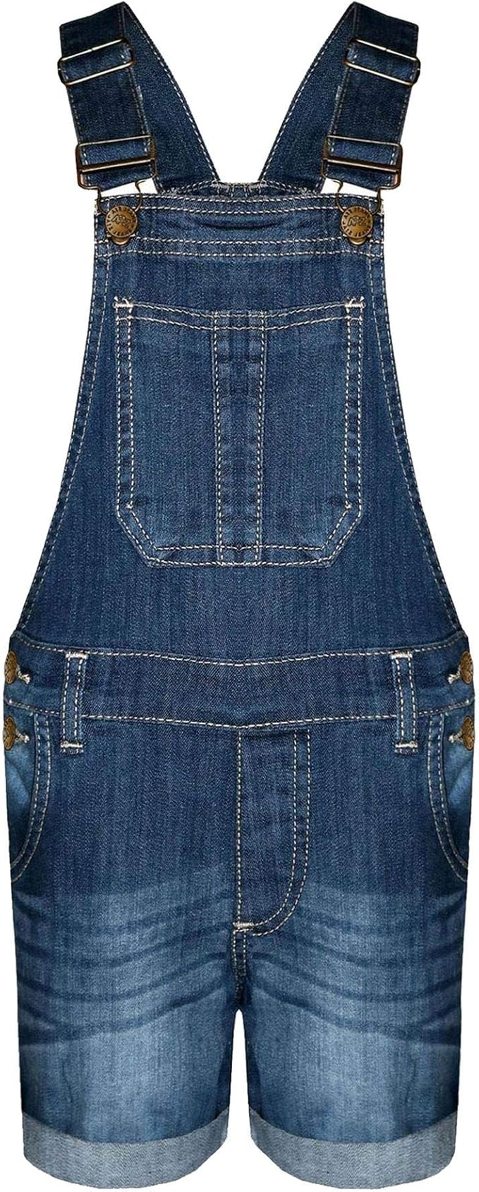 denim short dungarees girl
