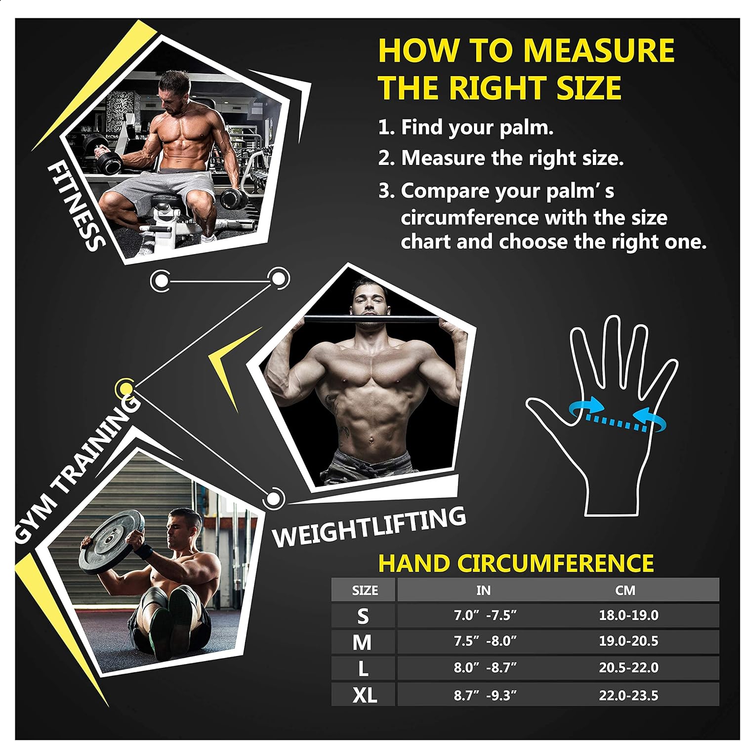 Updated 2021 Ventilated Weight Lifting Gym Workout Gloves Full Finger with Wrist Wrap Support for Men & Women, Full Palm Protection, for Weightlifting, Training, Fitness, Hanging, Pull ups : Sports & Outdoors