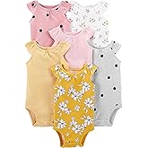 Simple Joys by Carter's Baby-Girls 6-Pack Short-Sleeve Bodysuit