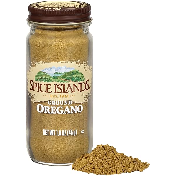 SPICE ISLANDS GROUND OREGANO, 1.6 OUNCE