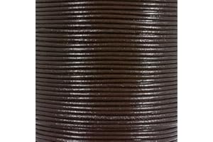 West Coast Paracord Round Leather Cord - Perfect for Crafts, DIY, Jewelry, and More!