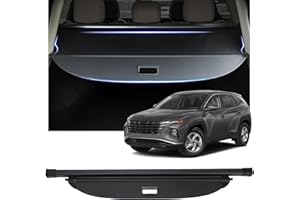 Fannyc Cargo Cover Fit for Hyundai Tucson 2025 2024 2023 2022 Accessories,Retractable Rear Trunk Cover Luggage Security Shield Shade Cover