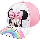Disney Minnie Mouse Toddler Girls Pink Baseball Cap – Many Styles – Ages 2–4 Years – Adjustable Hook-and-Loop Closure (Peek-a-Boo Minnie)