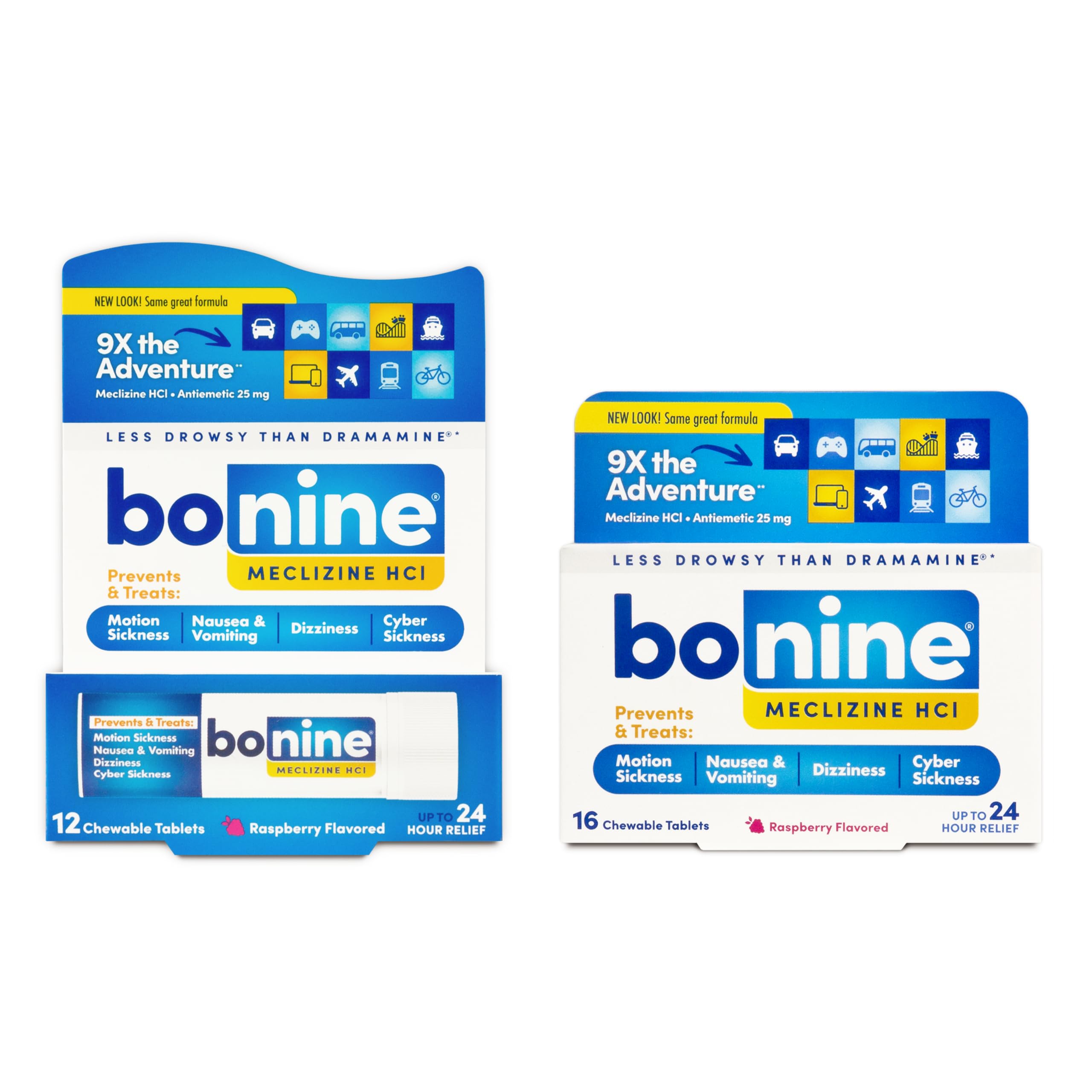 Bonine Non-Drowsy Motion Sickness Relief - Chewable