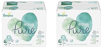 aqua pure pampers wipes