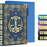 JOHSBYD Lawyer Gifts for Women Men,Lawyer Faux Leather Vintage Notebook Law School Gifts for Law Student Lawyer Graduation Gifts,Lawyer Notebook,Future Lawyer Gifts (lawyer Dark Blue)