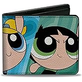 Warner Bros. Animation Wallet, Bifold, The Powerpuff Girls Character Close Up Blocks, Vegan Leather