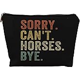 uinwk Horse Lover Cowgirl Rodeo Makeup Bag - Funny Gifts For Horse Lovers