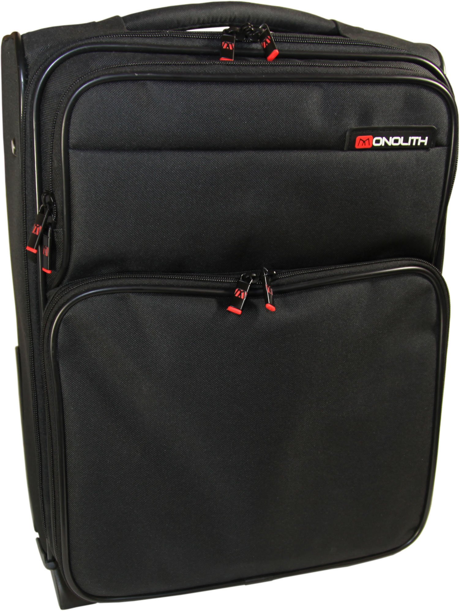 Monolith laptop case trolley, polyester, black
