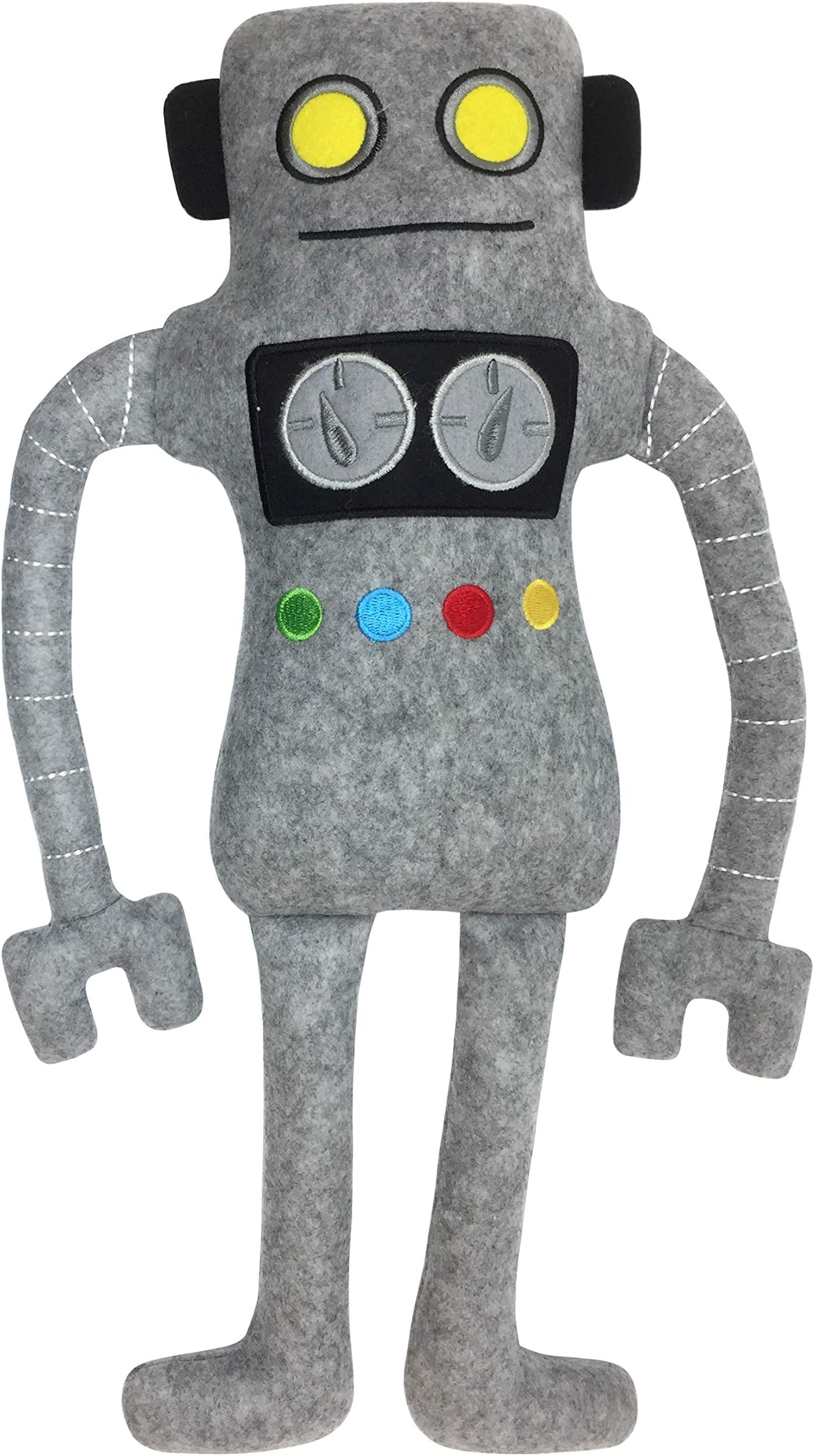 Saturday Park Robot Pillow Buddy - Child Plush Huggable Stuffed Pillow - 100% Polyester - Super Soft & Cozy - Oeko-TEX Certified