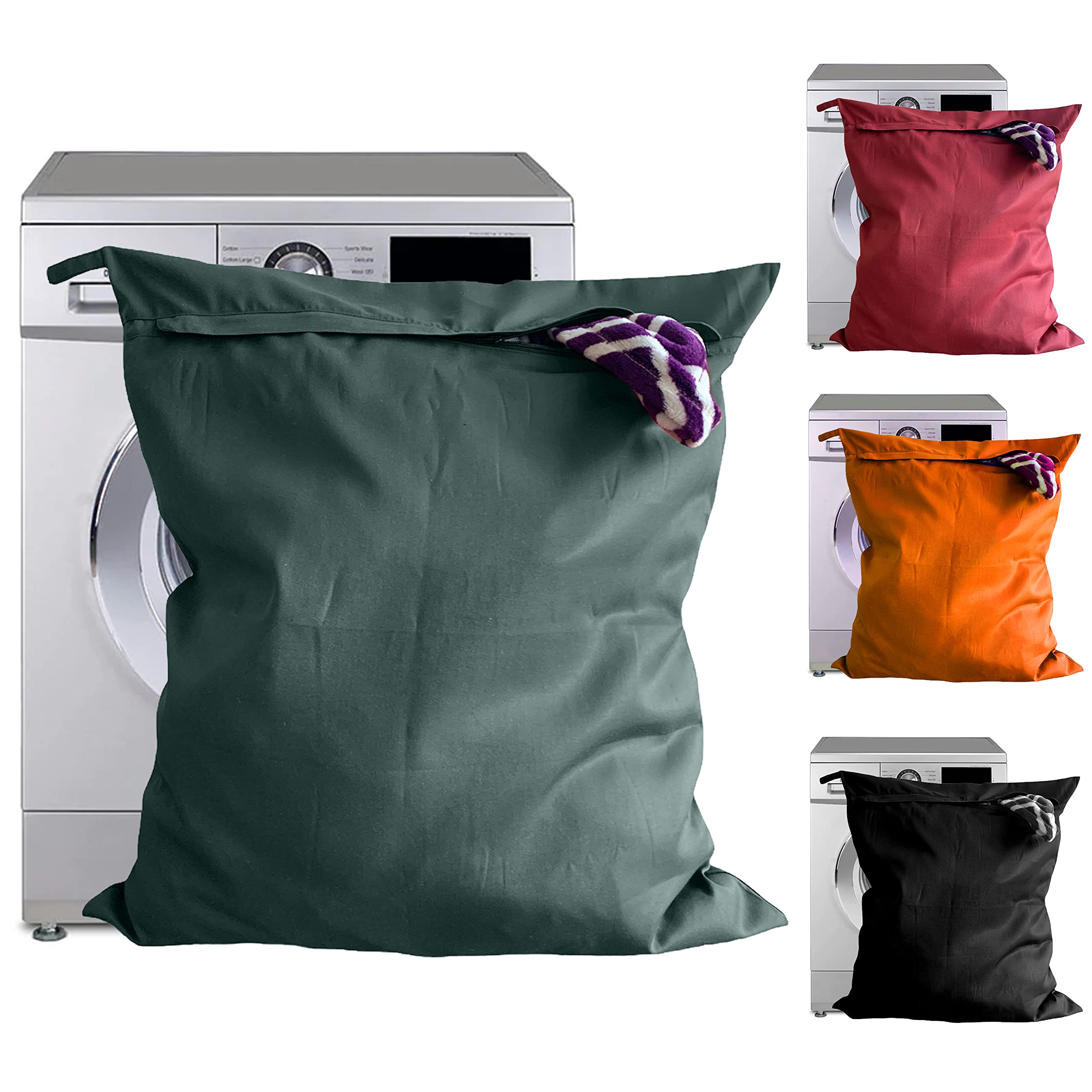 Majestic Ally Horse Dog Pets Laundry Bag - Washing Bag for Blankets, Rug, Boots, Leads, Harness (Hunter Green)