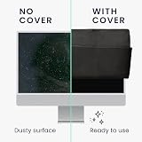 kwmobile Monitor Cover 24-26 inch Dust Screen Protector Black view 4