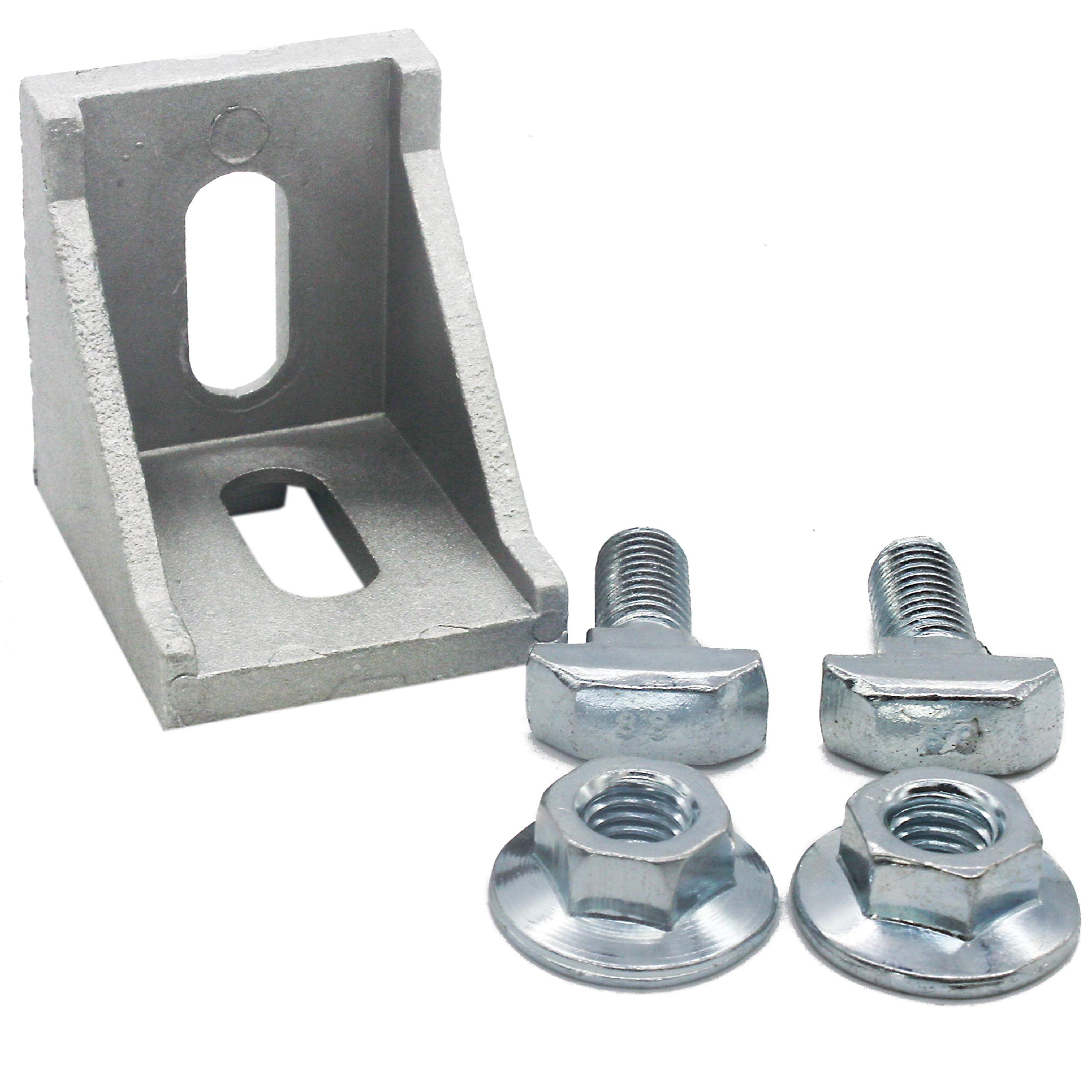 Fullerkreg - 8 x angle 40 x 40 profile nut 10 with attachment