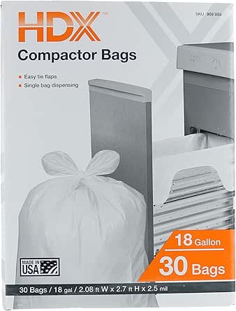 trash compactor bags home depot