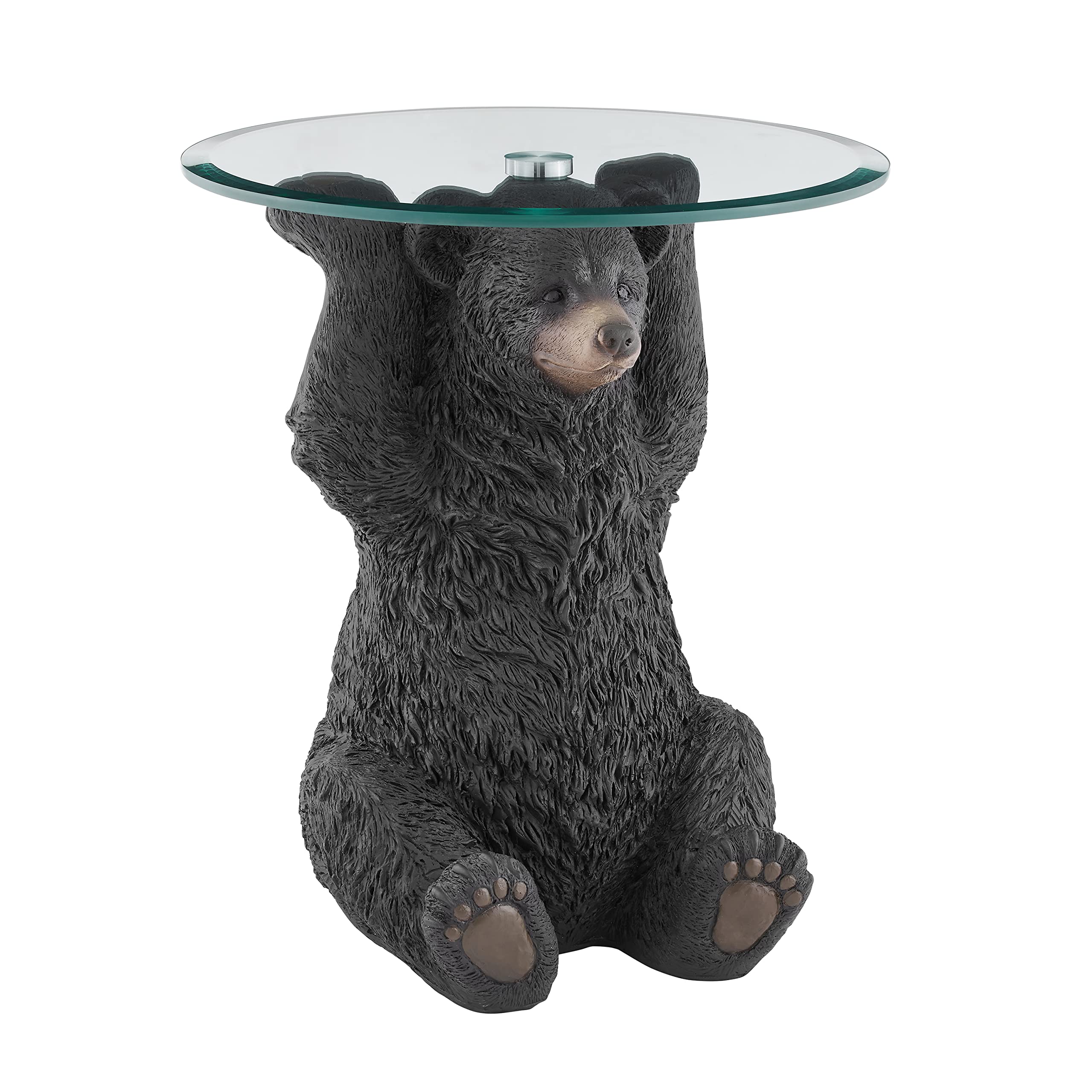 Photo 1 of Powell Furniture Barney Bear, Dark Brown Accent Table