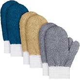 BBTO 3 Pairs Microfiber Dusting Mitts with Thumb for House Cleaning | Reusable Cleaning Mitt Gloves for Plant Leaf Dusting, Washable for Furniture Blinds Window Car Indoor Home Surfaces