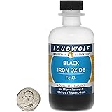 Iron Oxide "Magnetite" / Fine Black Powder / 4 Ounces / 99% Pure / Ships Fast From Usa