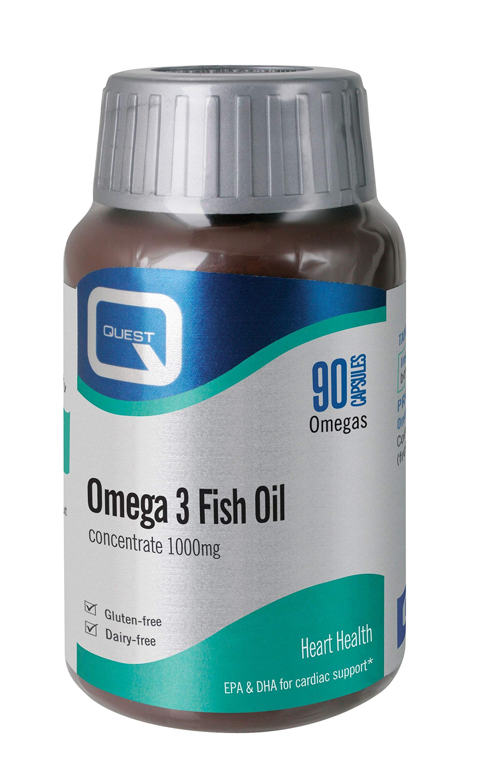 Quest Omega 3 Fish Oil 1000mg 90 Capsules (Pack of 2)