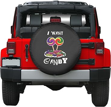 Amazon Com Jeep Wrangler Jk 32 I Want Candy Spare Tire Cover Made In The Usa Automotive
