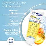 TRISWIM Junior Hair Body Wash Sweet Persimmon 200ml Natural Tear Free Chlorine view 2