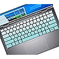 Keyboard Cover for Dell Inspiron 14 5430 5425 5410 5415 5418 7415 7425 7430 14 inch Laptop,Dell Latitude 3320 3420/Inspiron 13 5320 5310 13.3"/Inspiron 16 5635 5630 5625 7635 7630 Skin-Gradual Mint