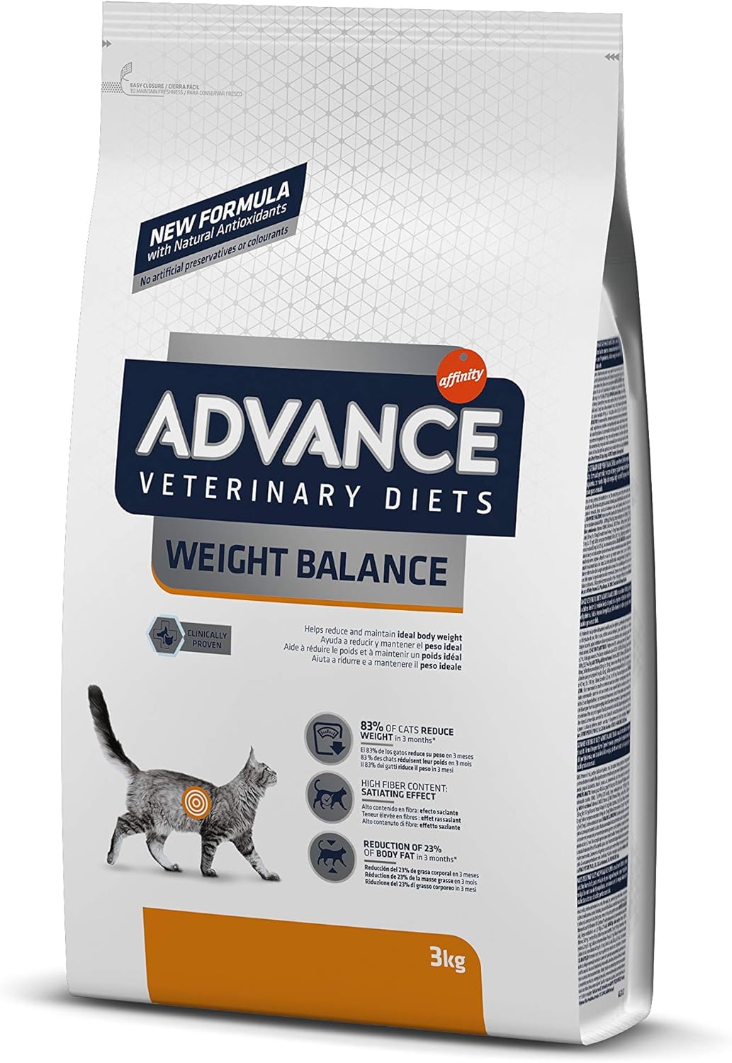 Advance Veterinary Diets Weight Balance Croquettes Pour Chat En Surcharge Ponderale 3kg Amazon Fr Animalerie