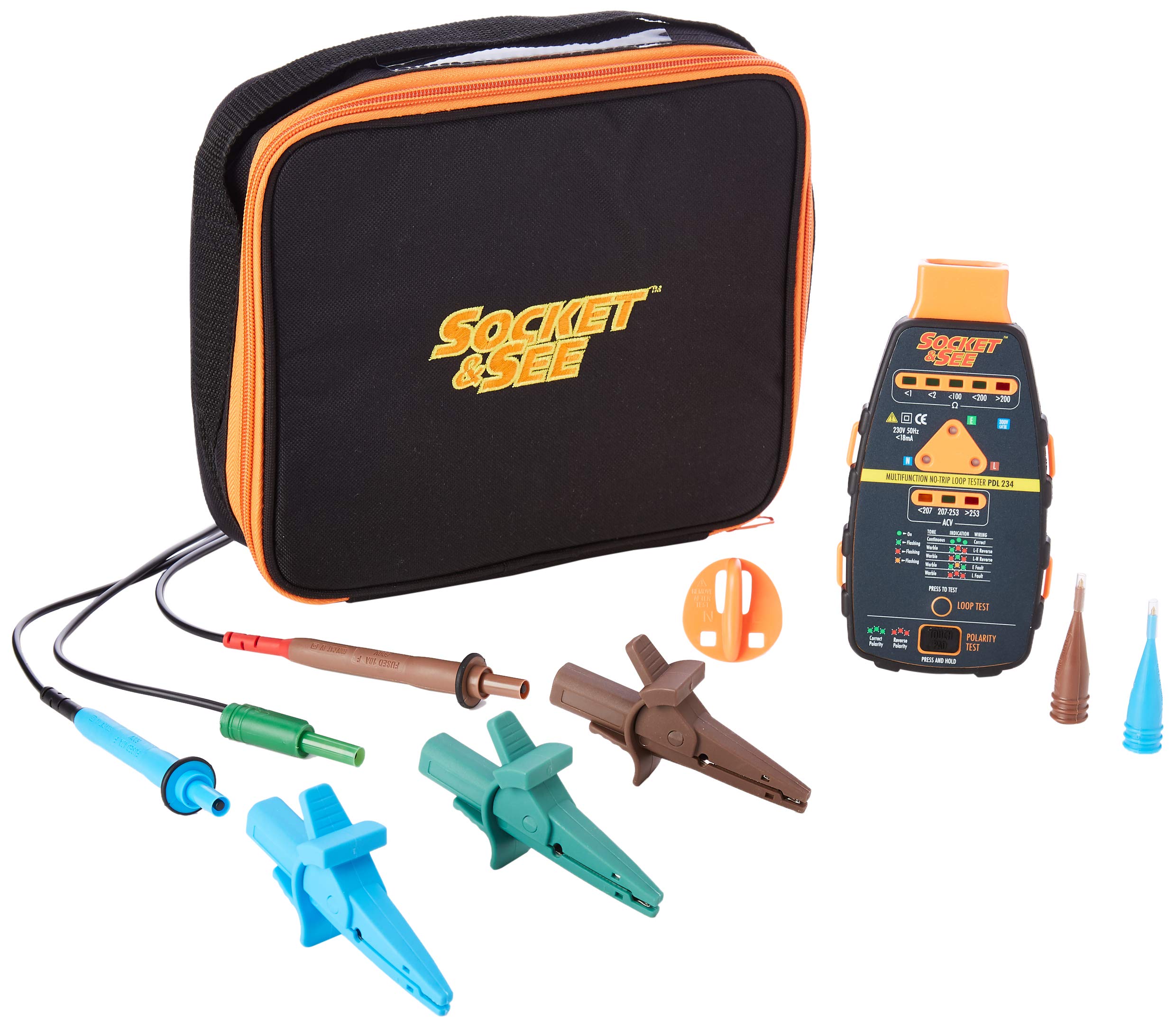 Socket & See PDL234 Plus Part P Loop Testing Kit