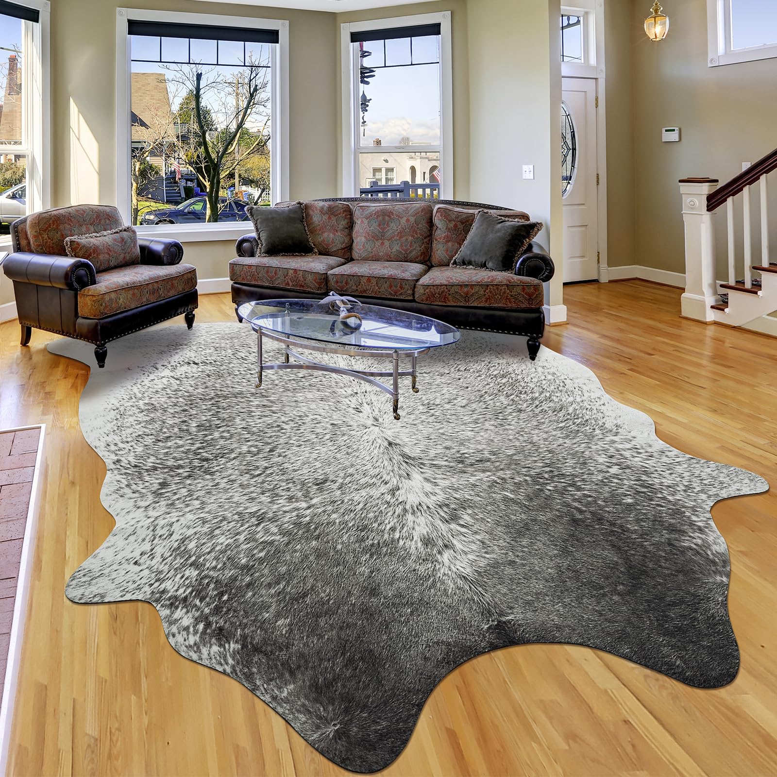 トラデザイン フェイクファーラグ ファリー ラグ おしゃれ ふわふわ 冬 フェイクファー 無地