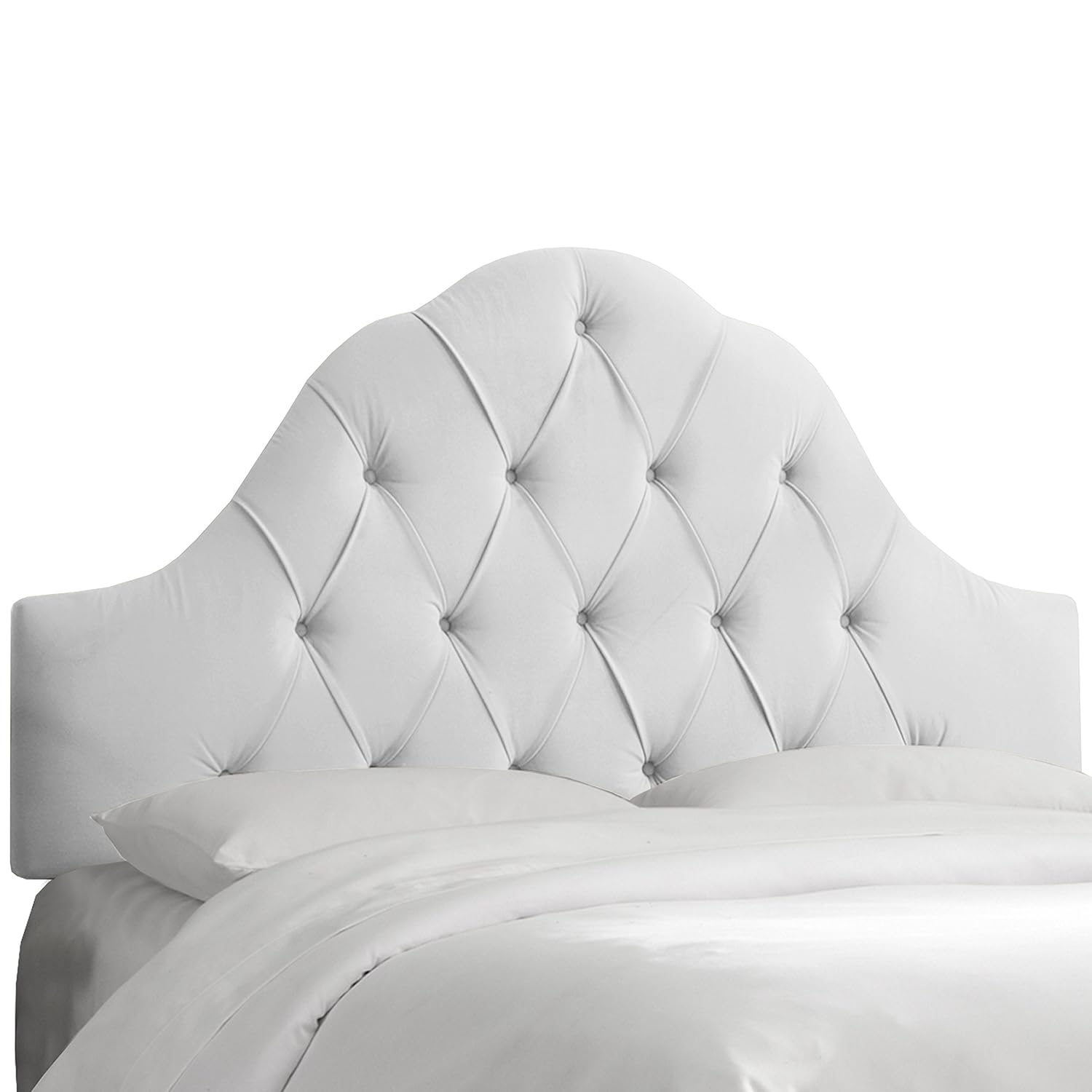 Amazon.  Skyline Furniture Velvet Full/Queen Tufted High Arc 
