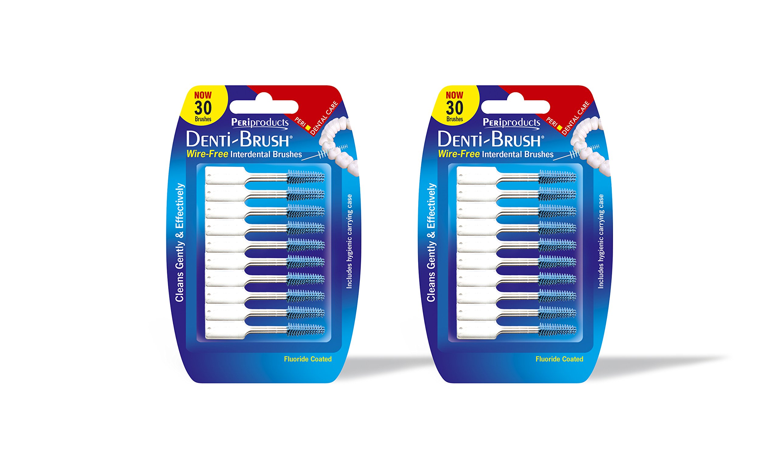 Denti-brush 30 Wire-free Interdental Brushes (Pack of 2)