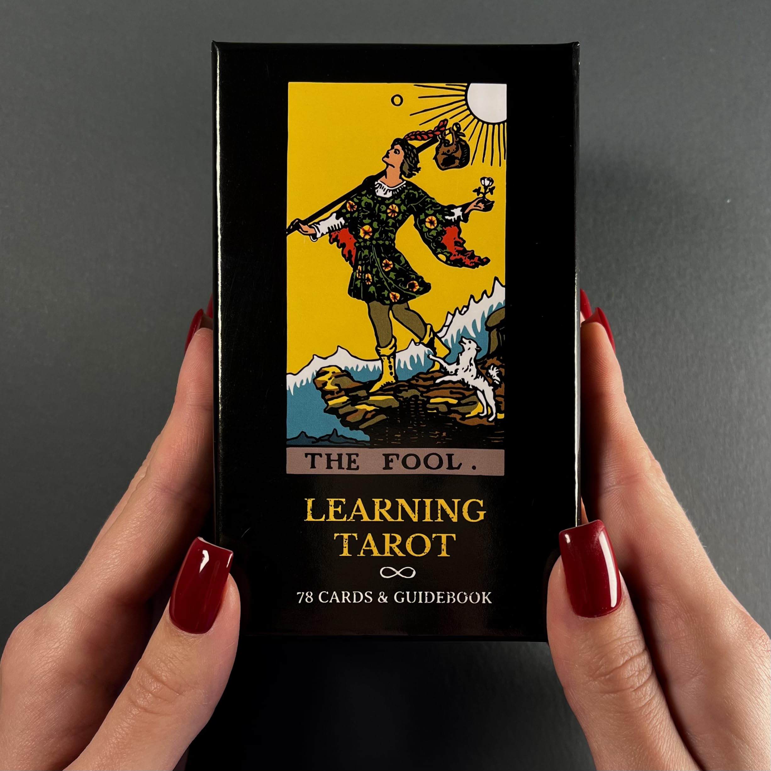 CRAFTERIAN Learning Tarot, Tarot Cards for Beginners with Meanings on Them, Keywords