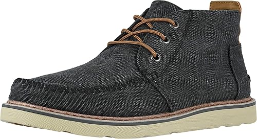 toms black chukka boots