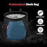 Rhino Valley Climbing Chalk Bag with Adjustable Belt and Carabiner Clip view 2