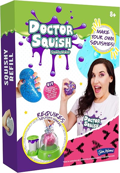John Adams Doctor Squish Squishy Maker Refill Pack Arts Crafts Green Ages 8+