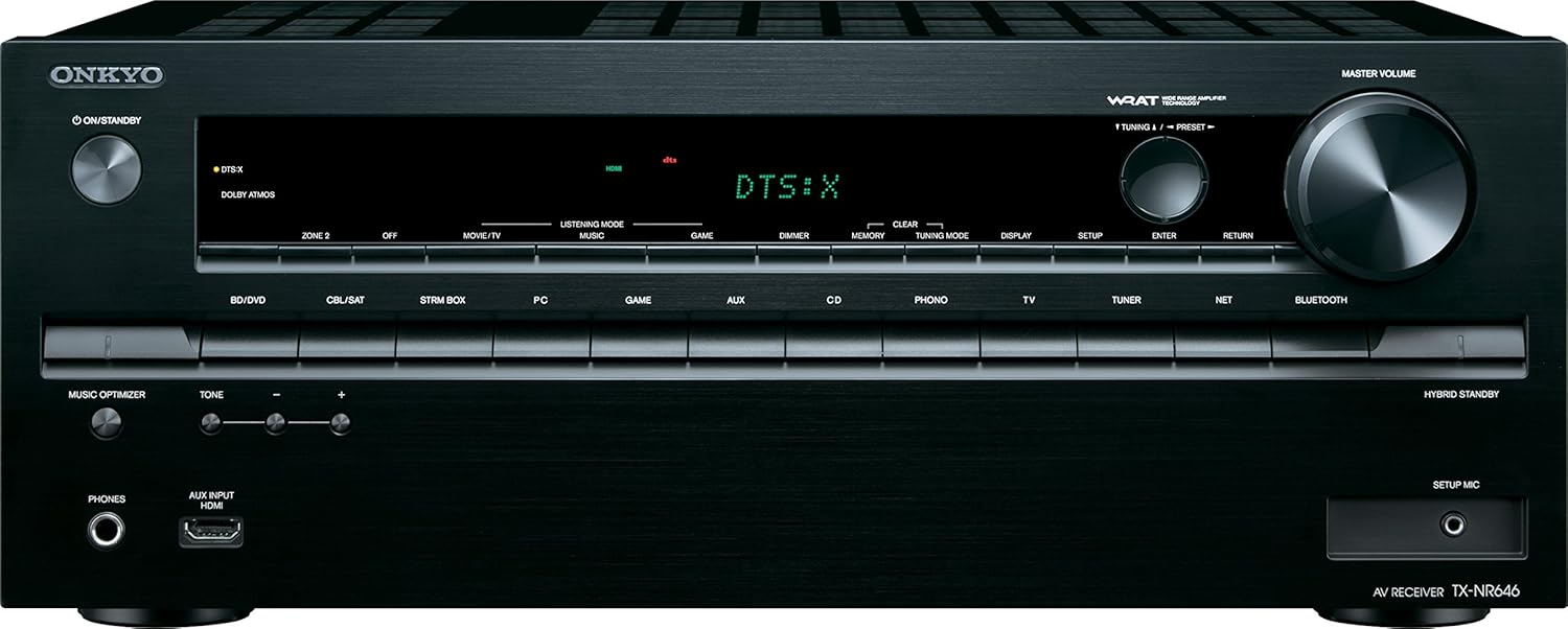 Onkyo TX-NR646 7.2-Channel Network A/V Receiver