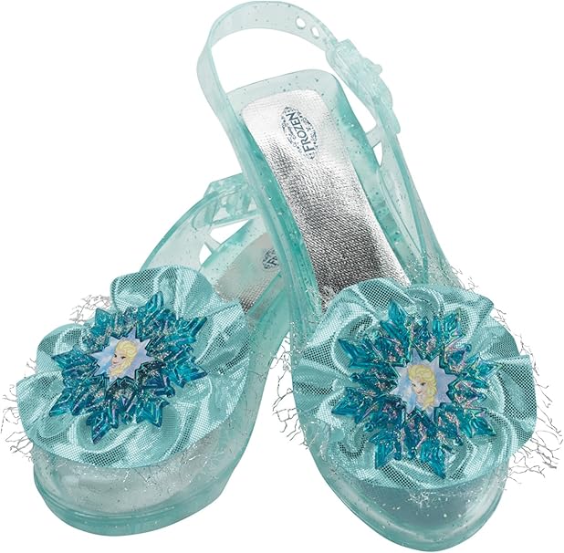 Disney's Frozen Elsa Shoes Girls Costume, One Size Child