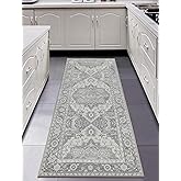 MaxRugrs Washable Runner Rug 2x6 Stain Resistant Kitchen Rug Runners for Hallways Non Slip Throw Rugs for Entryway,Bedroom,La