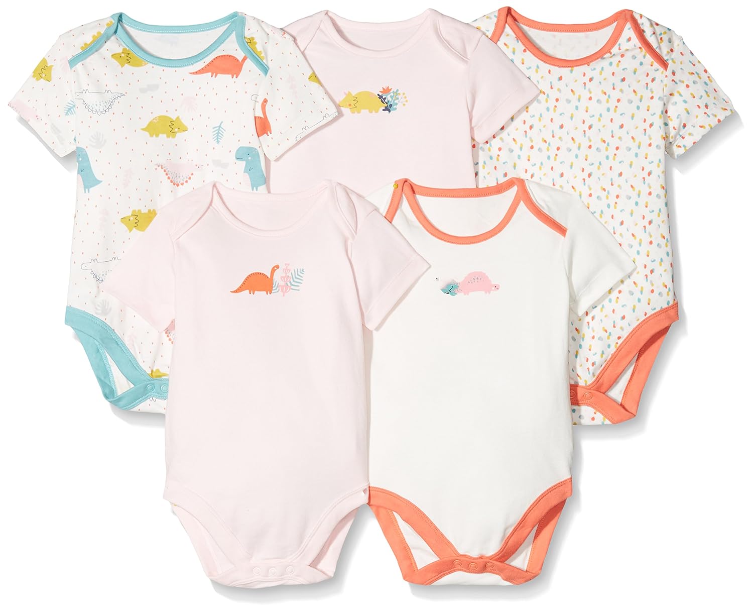 Mothercare Baby Girls' 5 Pack Bodysuit Amazon.co.uk Clothing