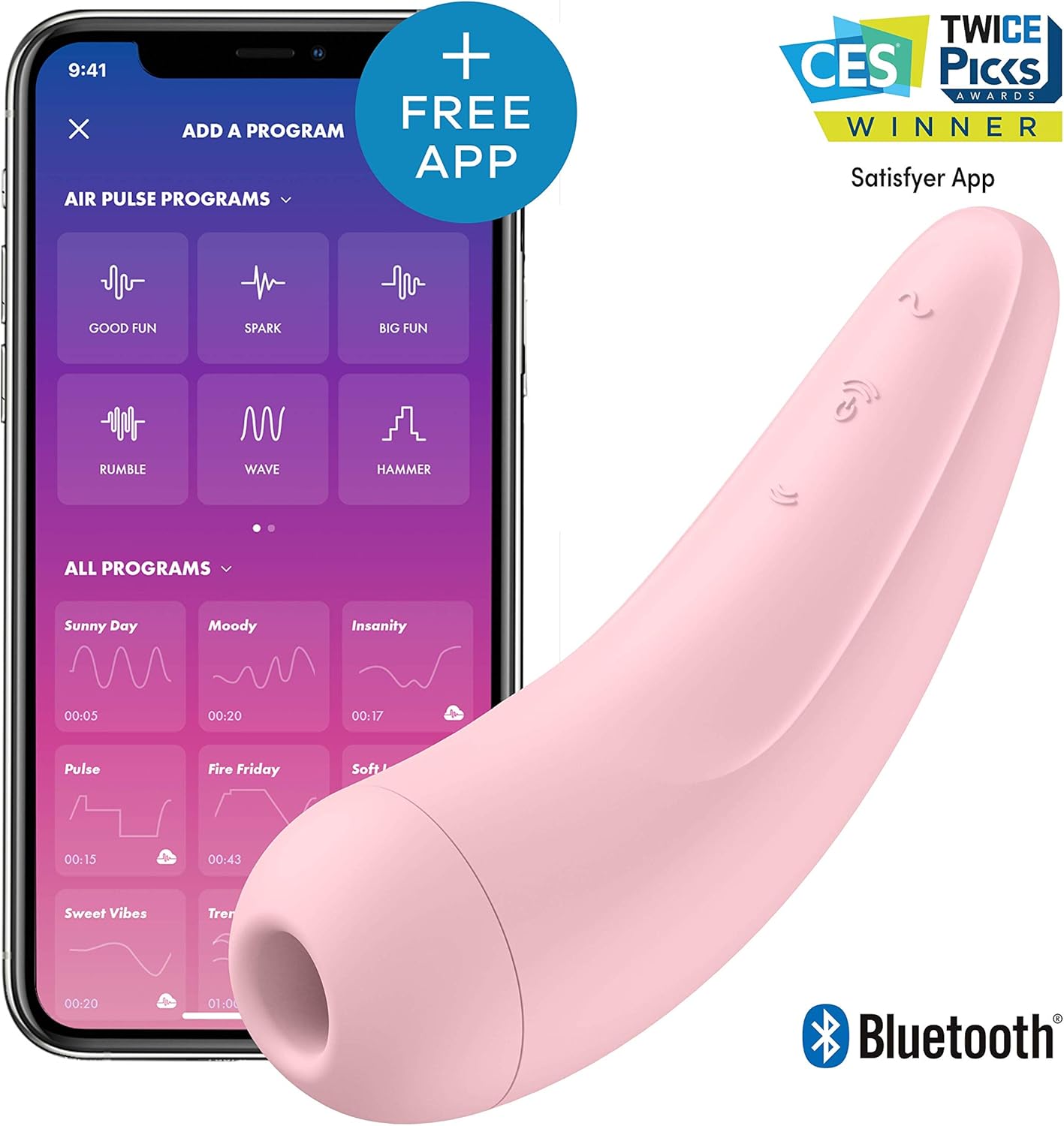 Satisfyer Curvy 2+ con App por 33,41€