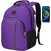 LARIPOP Travel Laptop Backpack,15.6 Inch Business Laptop backpack for Men Women with USB Charging Port,Water-Resistant Laptopack Weekender Daypack for Work College Computer