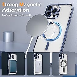 IAIYOXI Magnetic Clear Case for iPhone 14 with Full